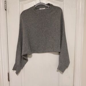 Light Grey Cropped Sweater
